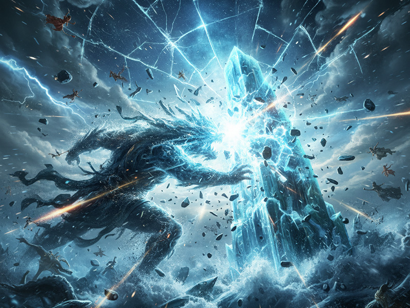 颛顼大战共工概念图