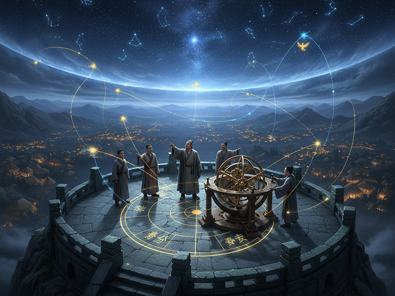 尧定历法概念图